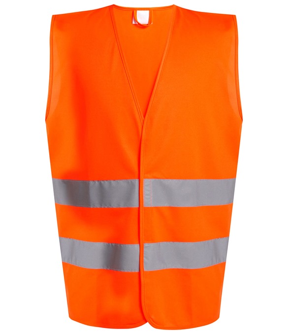 Pro hi-vis two-band easy print vest
