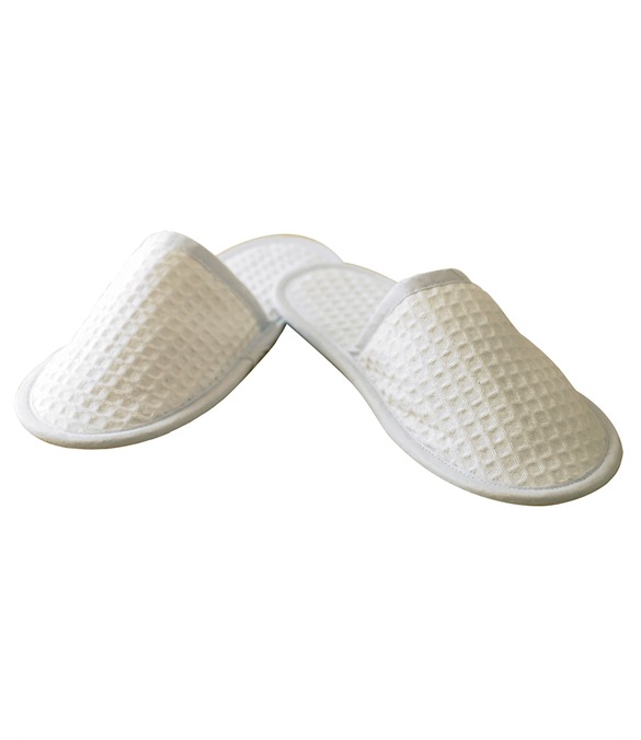 Waffle mule slippers