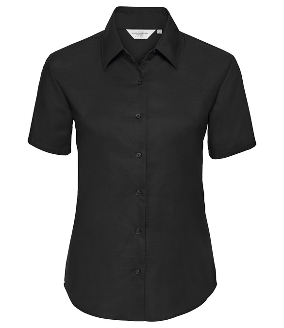 Women&#39;s short sleeve Oxford shirt