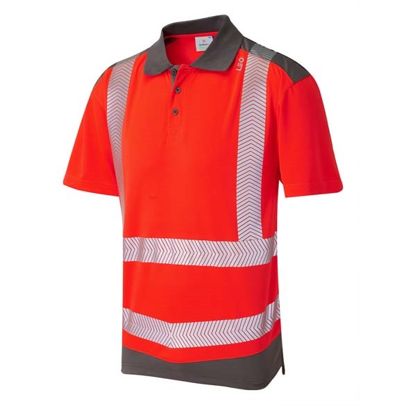 PEPPERCOMBE ISO 20471 Class 2 Dual Colour Coolviz Plus Polo Shirt