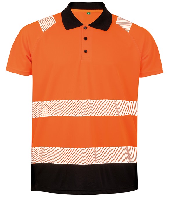 Recycled safety polo