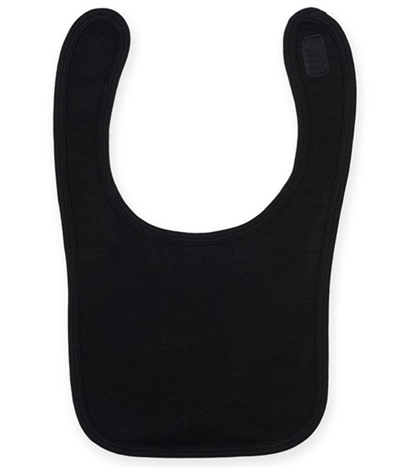 Plain and contrast bib