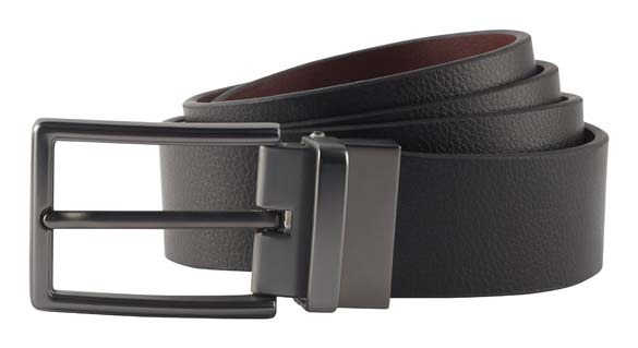 Men&#39;s two-way leather belt