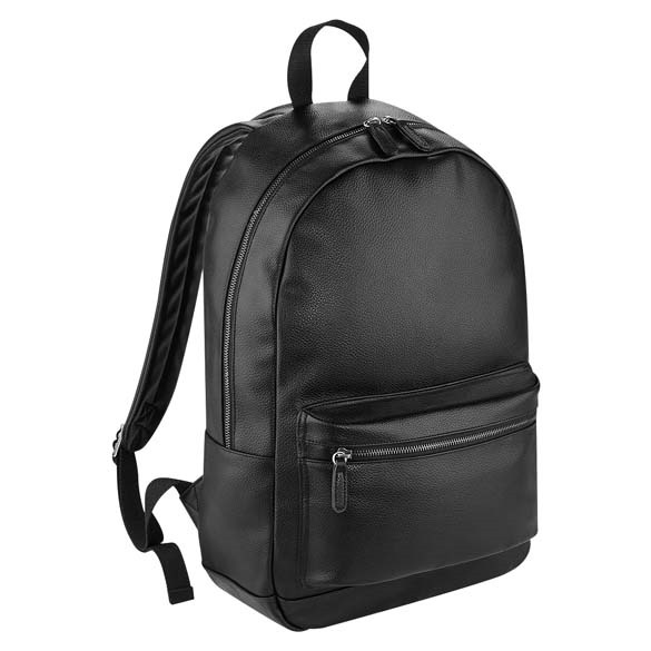 Faux leather fashion backpack