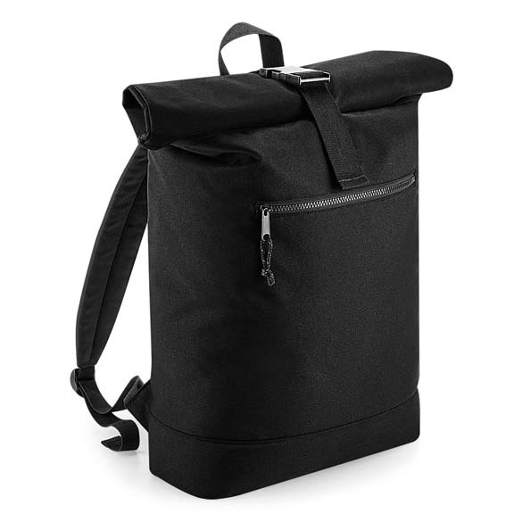 Recycled rolled-top backpack