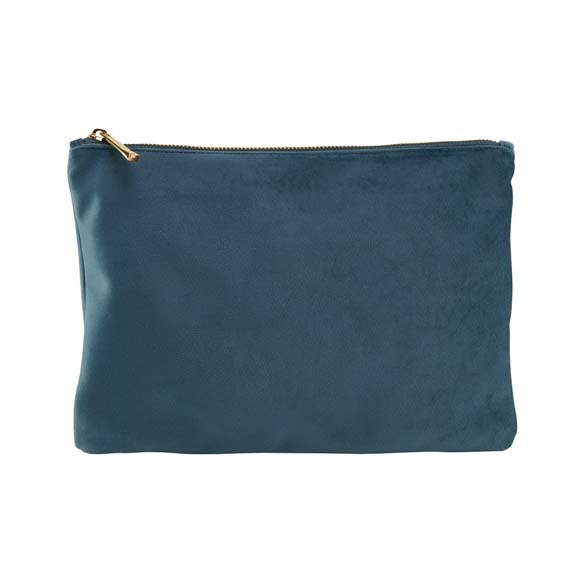 Velvet accessory pouch
