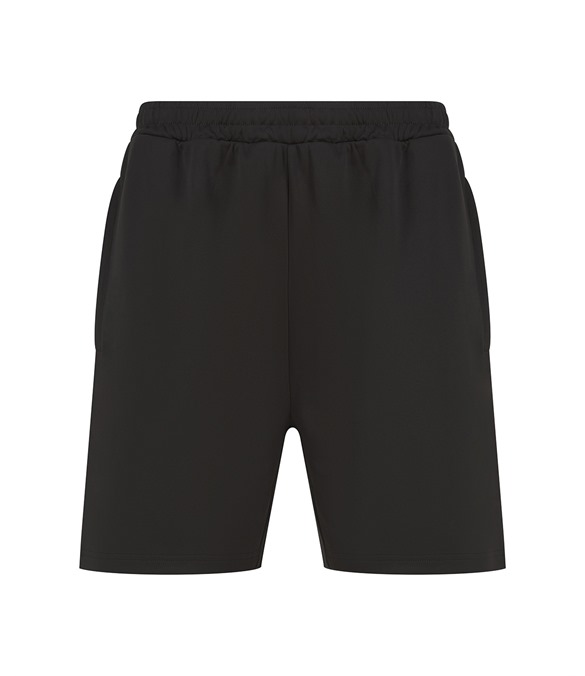 Knitted shorts with zip pockets