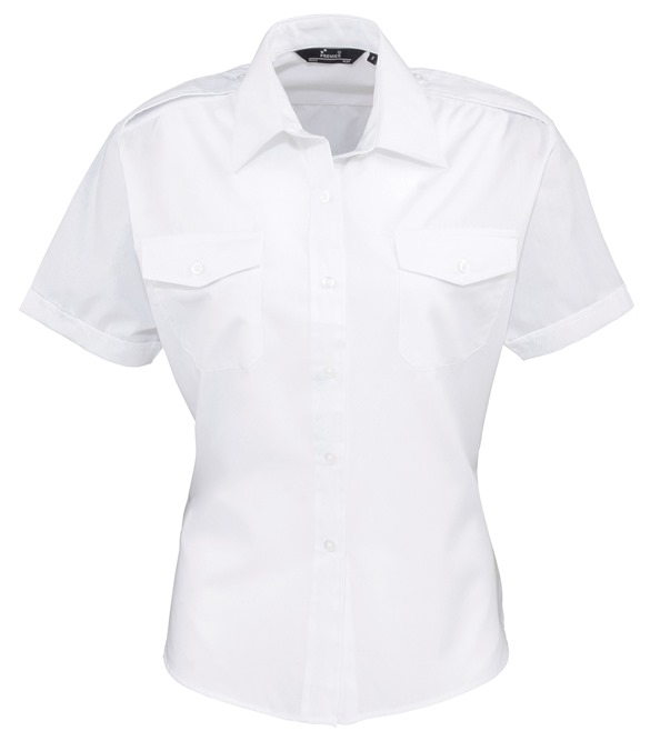 Women&#39;s short sleeve pilot blouse