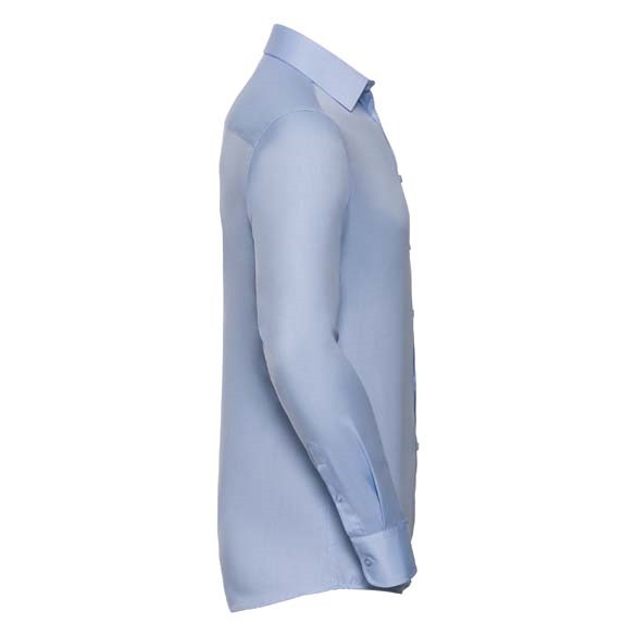 Long sleeve herringbone shirt