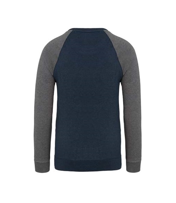 Organic two-tone sweatshirt