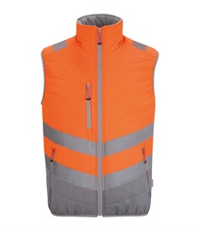 Hi-vis two-tone thermal bodywarmer