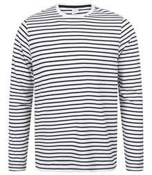Unisex long-sleeved striped T