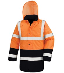 Motorway two-tone safety coat