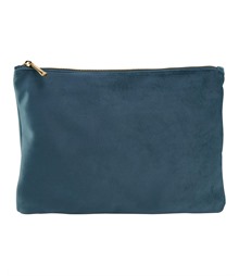 Velvet accessory pouch