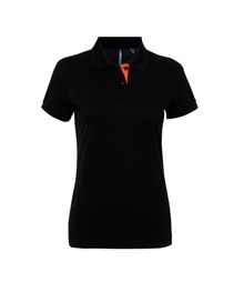 Women's contrast polo