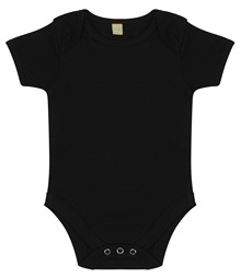 Short-sleeved bodysuit with envelope neck opening