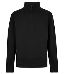 Regular fit 1/4-zip piqu? sweatshirt
