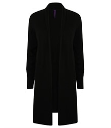 Women's longline open cardigan