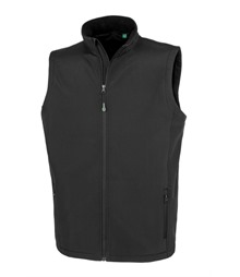 Men's recycled 2-layer printable softshell bodywarmer