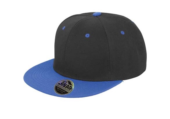Bronx original flat peak snapback dual colour cap