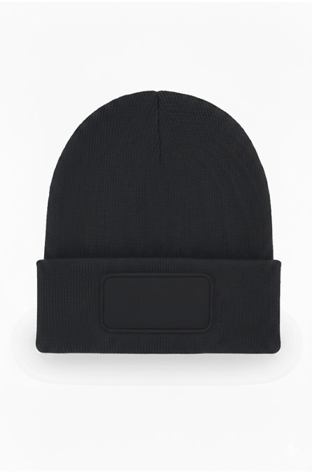 Rectangular Patch Beanie