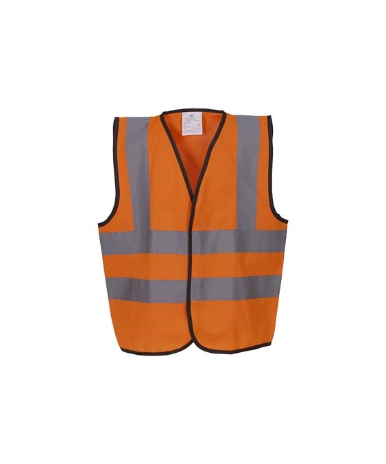 Kids hi-vis 2 b&amp;b waistcoat (HVW100CH)