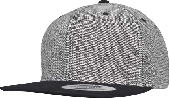 Melange solid snapback (6089MS)